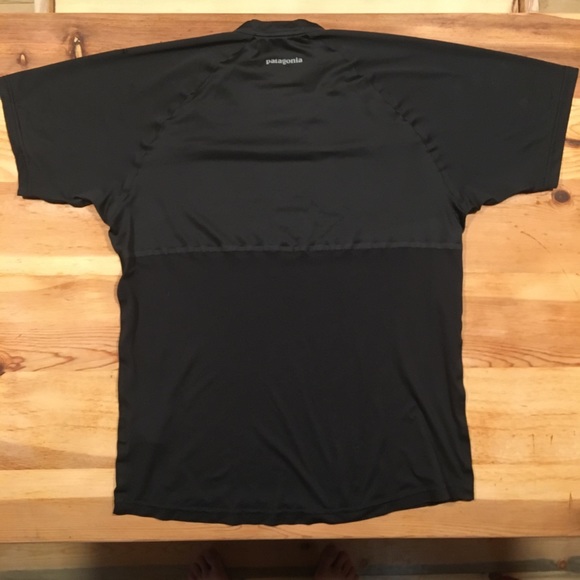 Patagonia Sunshade Technical Shirt Black medium! - Picture 2 of 4